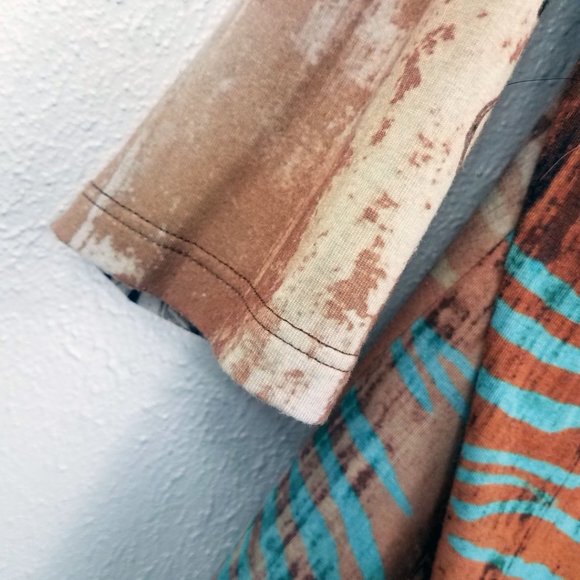 Impulse Women's Black Rose Shirt Top Blouse - Picture 5 of 13